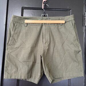 🩳🍋 Men's Lululemon Commission Short 7" Canvas Dark Olive